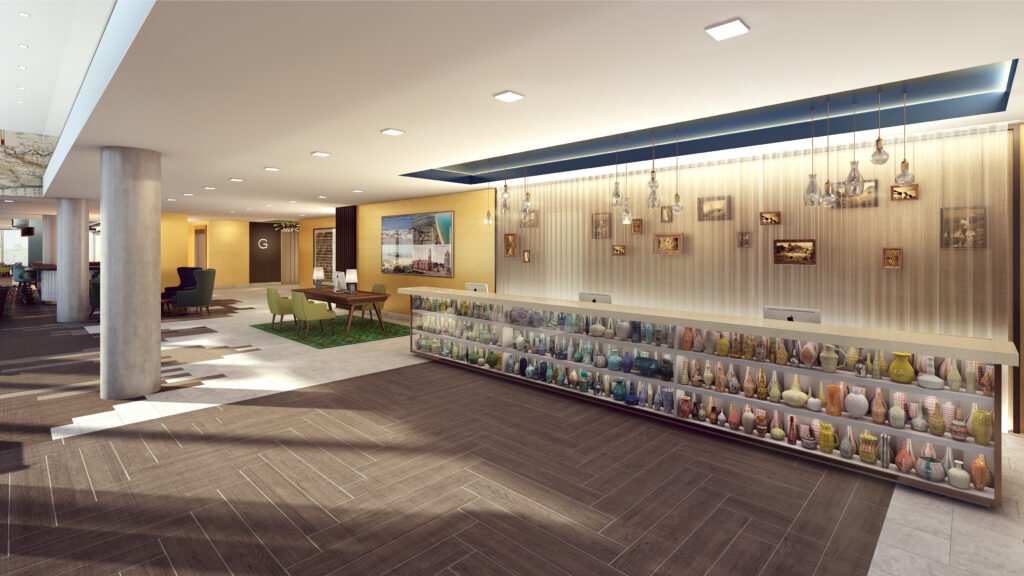 Hilton Bournemouth Reception lobby